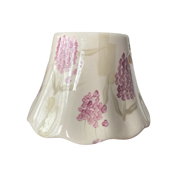 Home Interiors Lavender Fields & Butterflies Candle Shade Topper - Picture 3 of 7